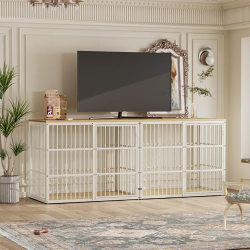 Lyromix Animal Cage in 47.2"L x 29.1"W x 37.6"H, Natural Beech