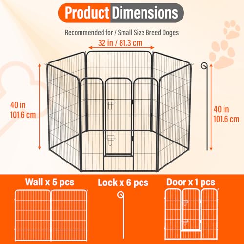 FDW Pet Playpen in Black