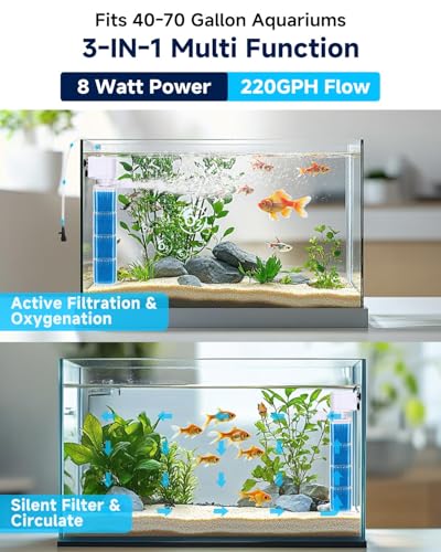 fishkeeper Pet Supplies in 13W (for 70-100Gal), Blue