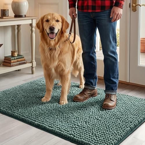 EHEYCIGA Pet Bed Mat in 30x20inch, Green