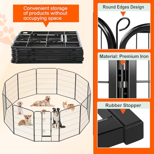 FDW Pet Playpen in Black