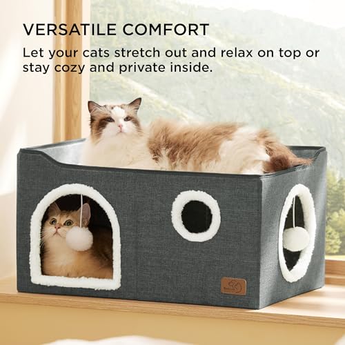 Bedsure Pet Activity Structure in Widen, Dark Grey