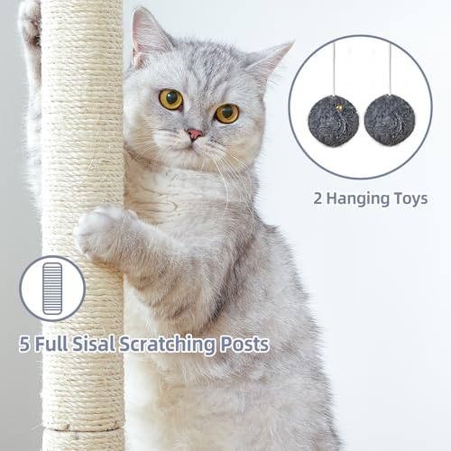 Feliskyn Pet Activity Structure in 28 Inches, Dark Grey