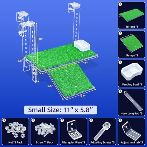 Bluecoco Animal Shelter in 10.8x5.9 Inch, Transparent
