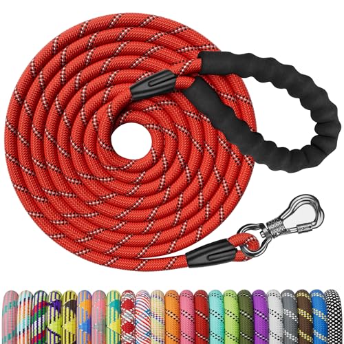 NTR Leash in 15ft*1/3", Red