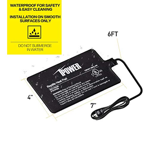 iPower Pet Supplies in 4" X 7", Black-1 Pack