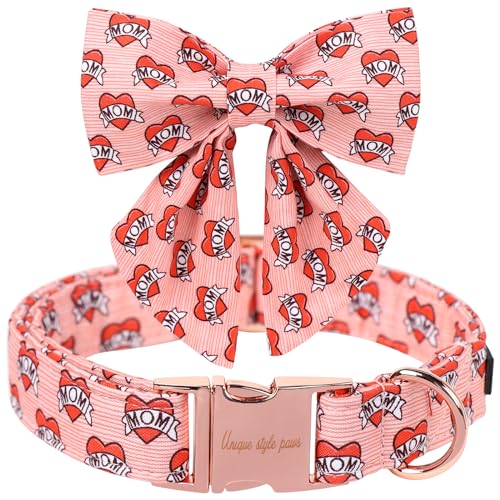 Unique style paws Animal Collar in XS, mom love-bowtie