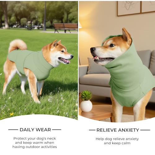 Haloumoning Pet Apparel in X-Small, Army Green