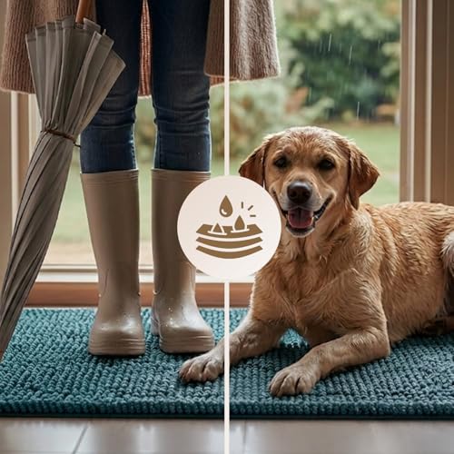 EHEYCIGA Pet Bed Mat in 24x16inch, Green