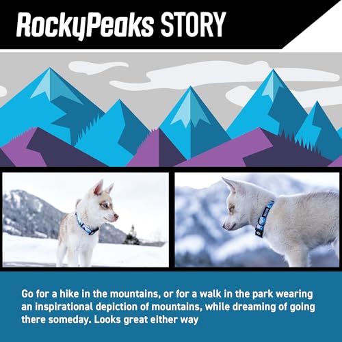 Wolfgang Man & Beast Animal Harness in Small (5/8 Inch x 12-18 Inch), RockyPeaks Print