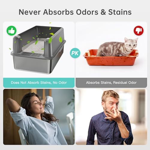 WoofiGo Litter Box in X-Large, 5 - Dark Gray (Pack of 1)