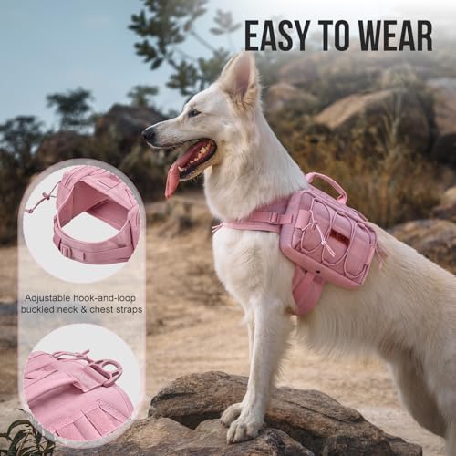 ONETIGRIS Pet Supplies in Medium, Pink