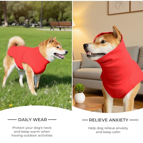 Haloumoning Pet Apparel in X-Small, Red