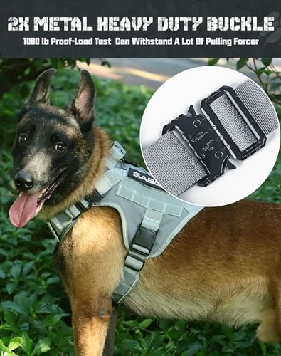 Saboos Animal Harness in S, Grey