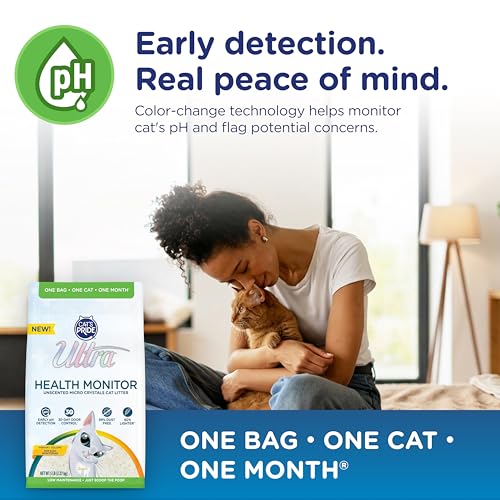 ULTRA Animal Litter in 5 Pound, Health Monitor