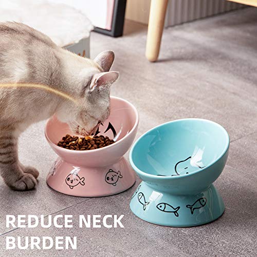 Sweejar Home Pet Feeder in 5 Inch, Pink