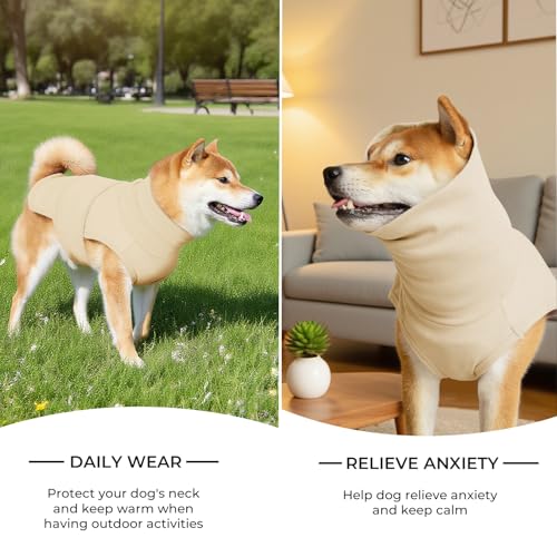 Haloumoning Pet Apparel in X-Small, Beige
