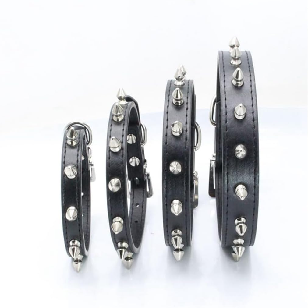 WeimoMonkey Animal Collar in X-Small(Neck7.5-10"), 40 Black