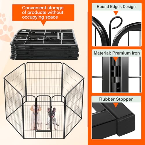 FDW Pet Playpen in Black
