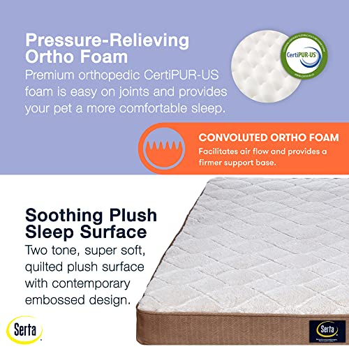 Serta Pet Bed Mat in Large, Desert Sand