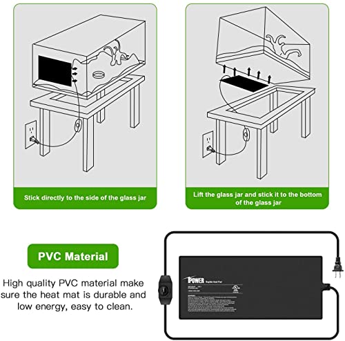 iPower Pet Supplies in 8" X 18", Black-2 Pack