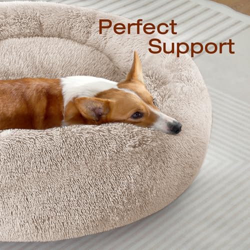 JOLLYVOGUE Pet Bed Mat in 20", Cream Brown
