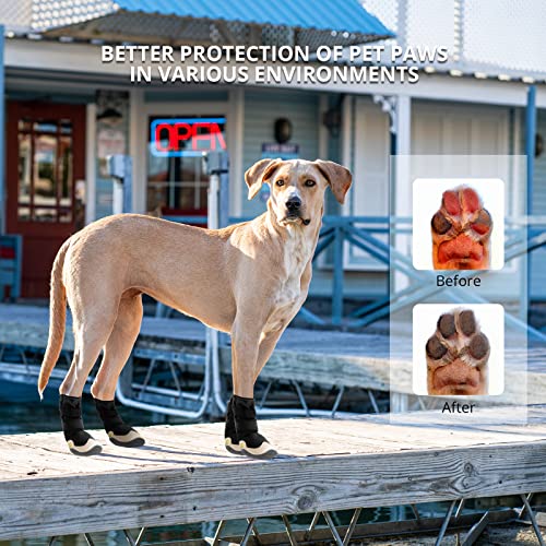 MUSIMC Paw Hoof Protector in Size 1: 1.57''x1.37''(L*W), Black gray