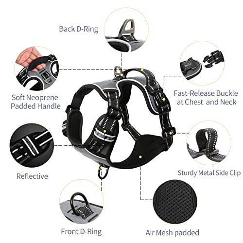 HEELE Animal Harness in S, Grey