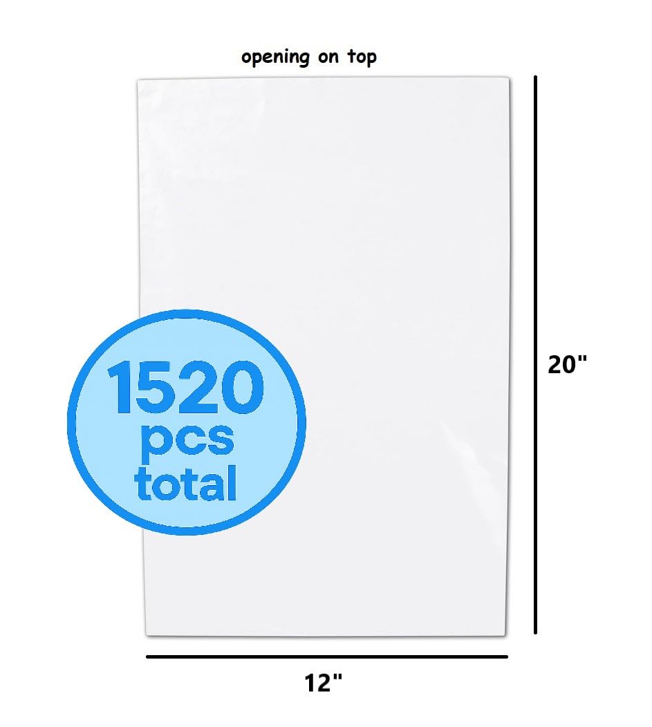Eagle Food Storage Bag in 12"x20", Clear