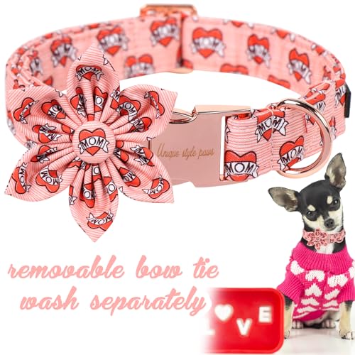 Unique style paws Animal Collar in XS, mom love-flower