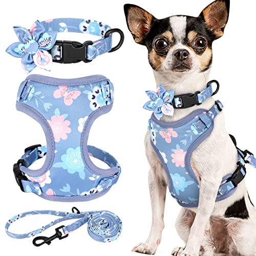 Beirui Animal Harness in XXS:Fit 2-6 lbs, Purple