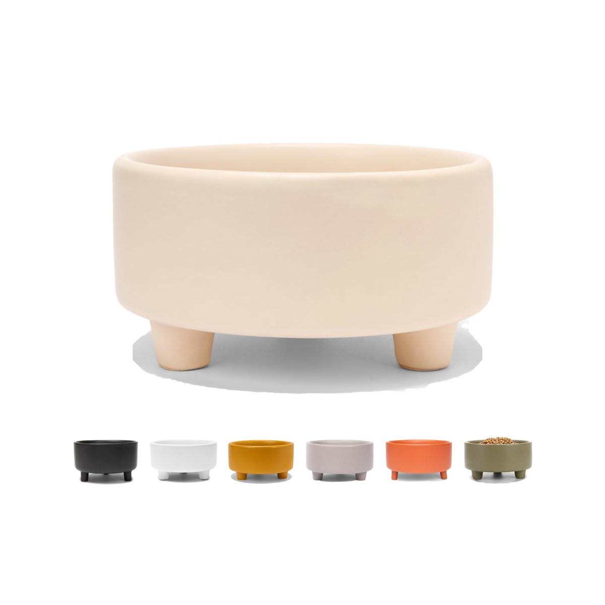 Waggo Pet Feeder in Small, Buttercream