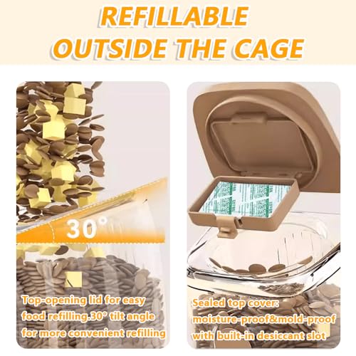 VE ThalasynTech Pet Feeder in Brown
