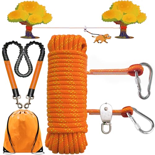 SIAELT Leash in 50Ft, 26Orange