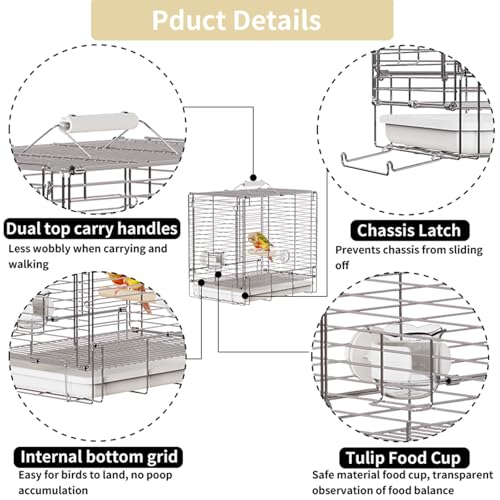 YOOSO WING Animal Cage in White