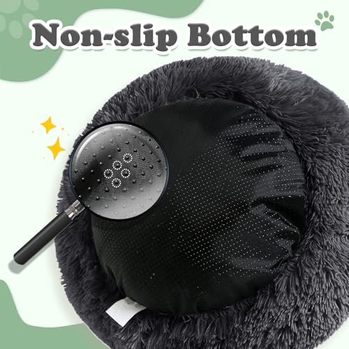 JOLLYVOGUE Pet Bed Mat in 23", Pure Black
