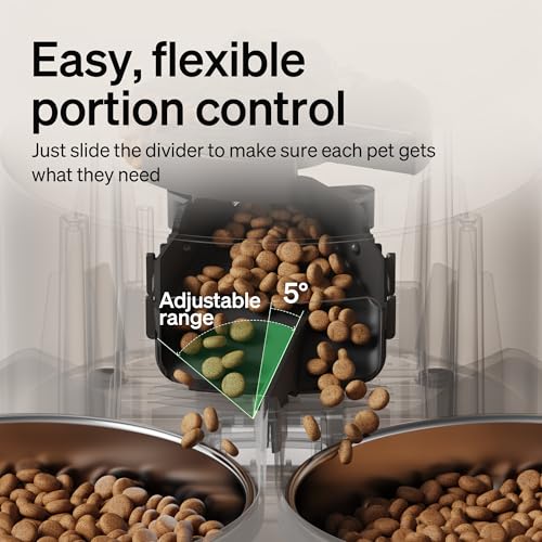 PETLIBRO Pet Feeder in Dual Tray with WiFi, Black