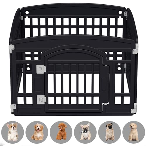 Gupamiga Pet Playpen in Black