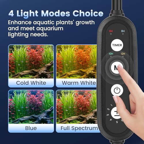 AQQA Electric Light in up to 48 Inches, Black