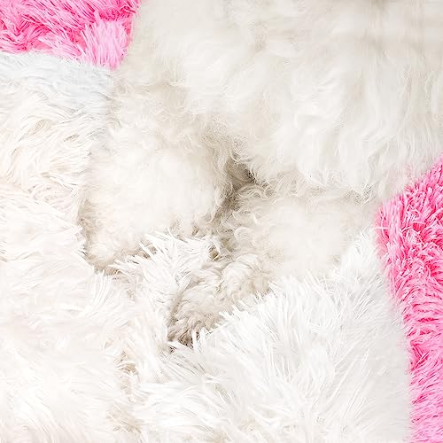 NOYAL Pet Bed Mat in X-Small 15.7'', Gradient Pink