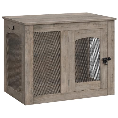 CHOEZON Animal Cage in 30.1"L x 13.2"W x 23.8"H, Greige