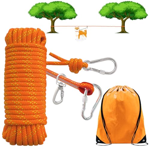 SIAELT Leash in 50Ft, Orange