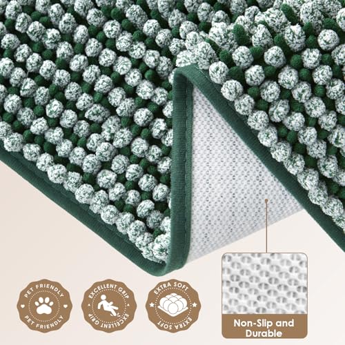 EHEYCIGA Pet Bed Mat in 24x16inch, Green