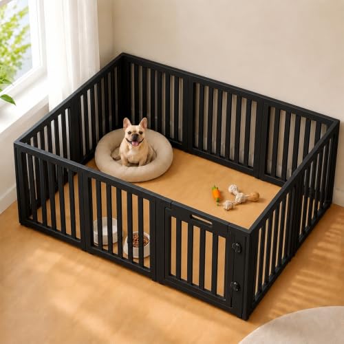 everfront Pet Playpen in 30", Black