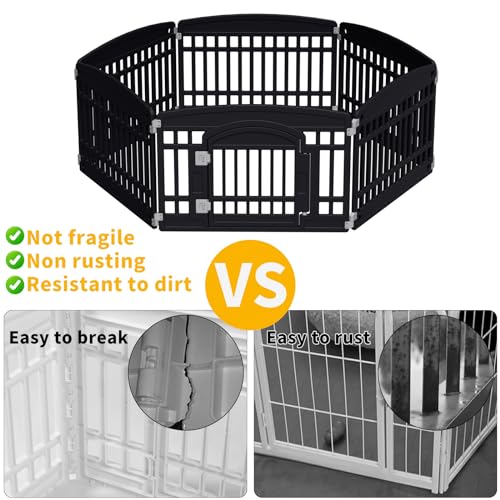 Gupamiga Pet Playpen in Black