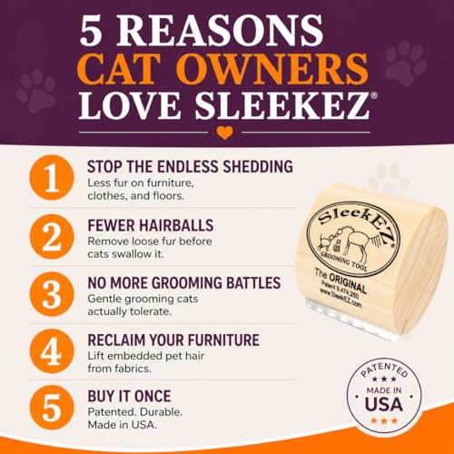 SleekEZ Hair Brush in 5 Inch - (2 Pack), Multi-colored