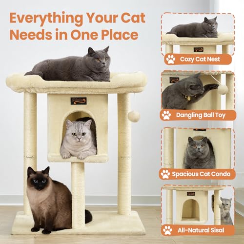 Feliskyn Pet Activity Structure in 28 Inches, Beige