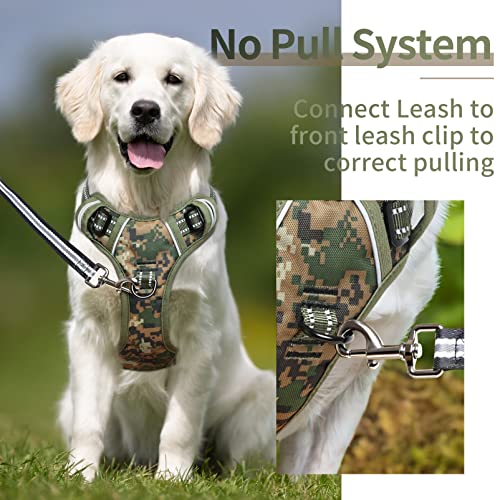 HEELE Animal Harness in S, Camo Green