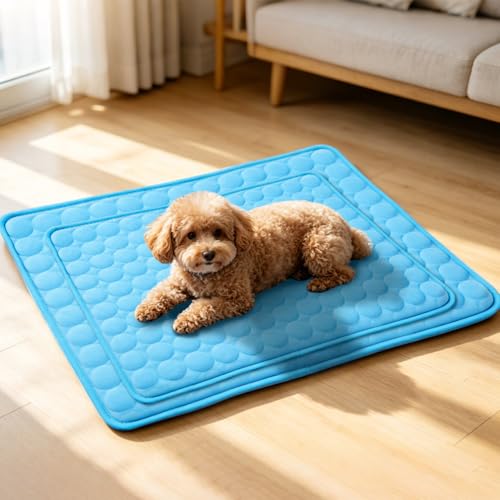MeiLiMiYu Pet Bed Mat in 46x33 in, Blue