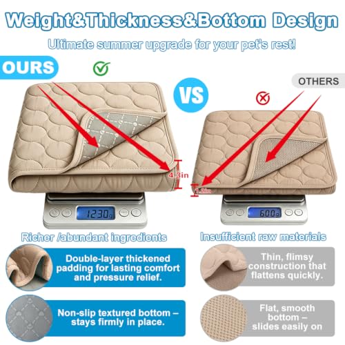 MeiLiMiYu Pet Bed Mat in 28x22 in, Coffee